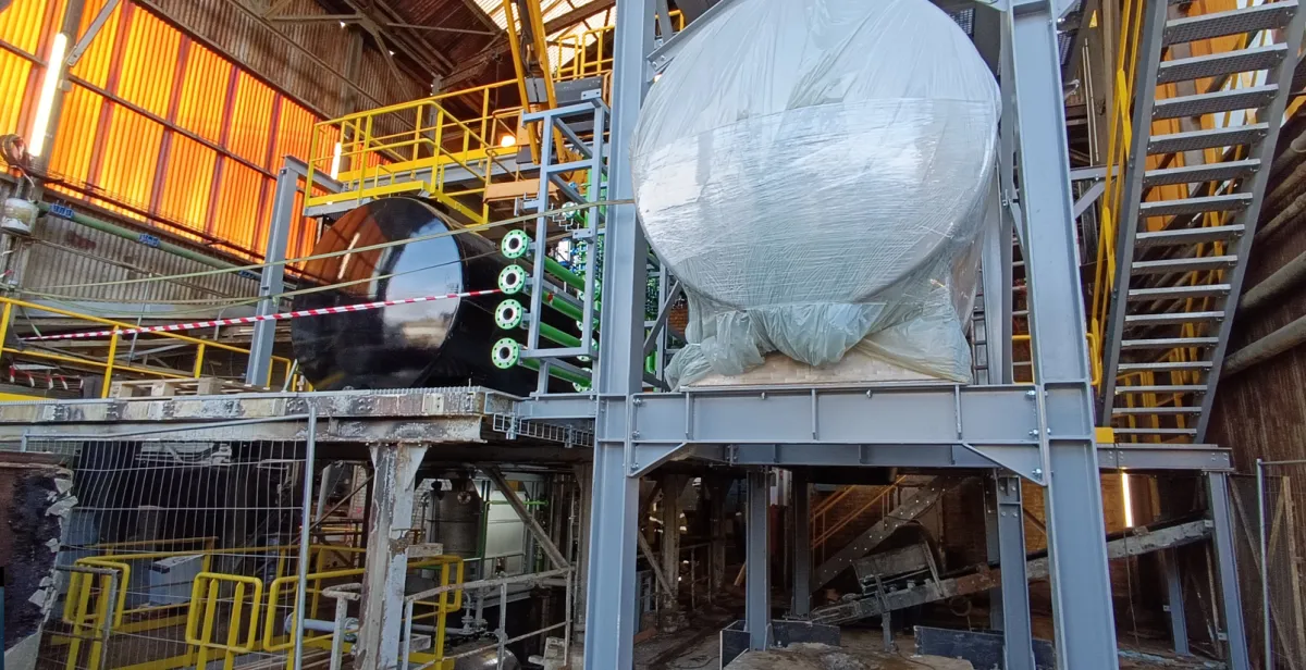 Stockage, transport et conditionnement fluide + équipements de lignes sidérurgiques 