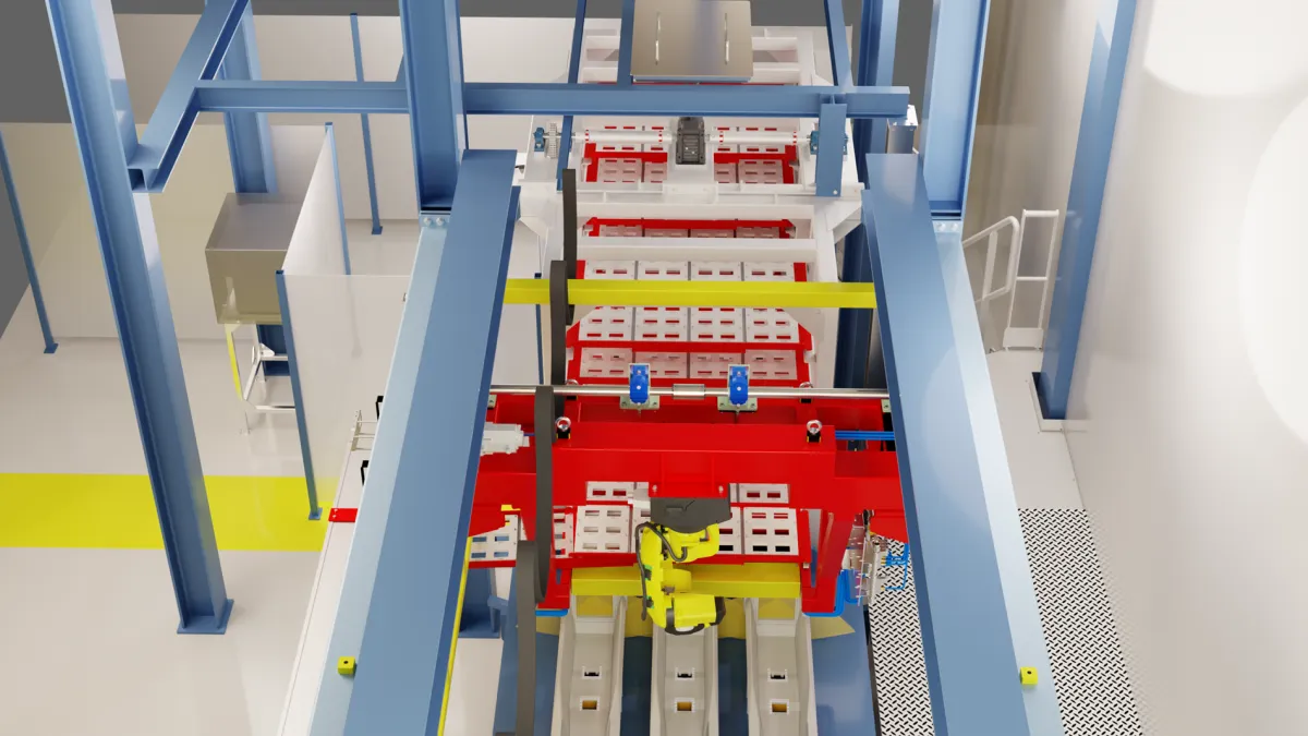 placement robotisé de pièces